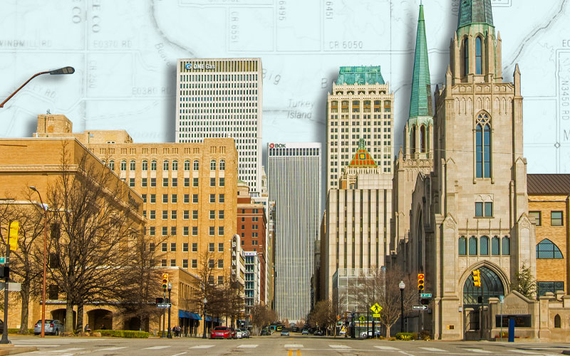 Tulsa skyline