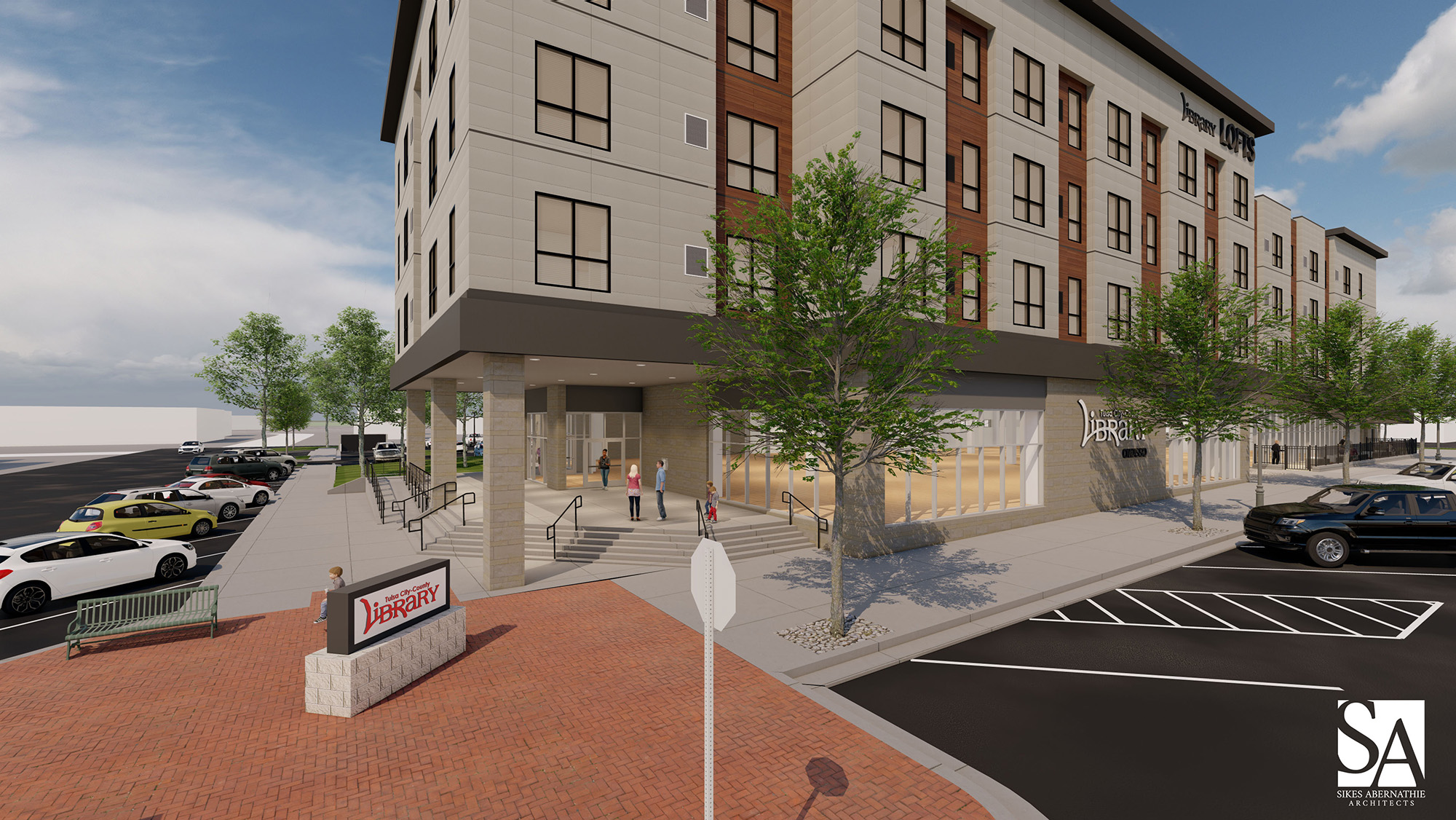 New Owasso Library rendering