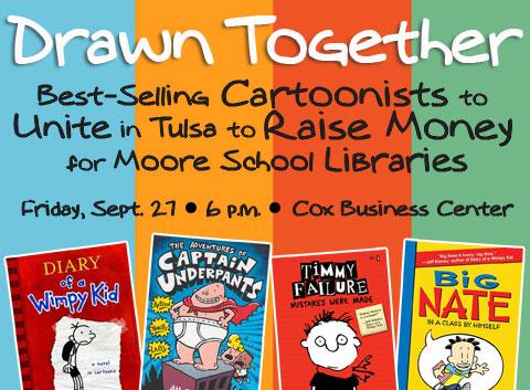 Tulsa World Advertisement Featuring Drawn Together Fundraiser